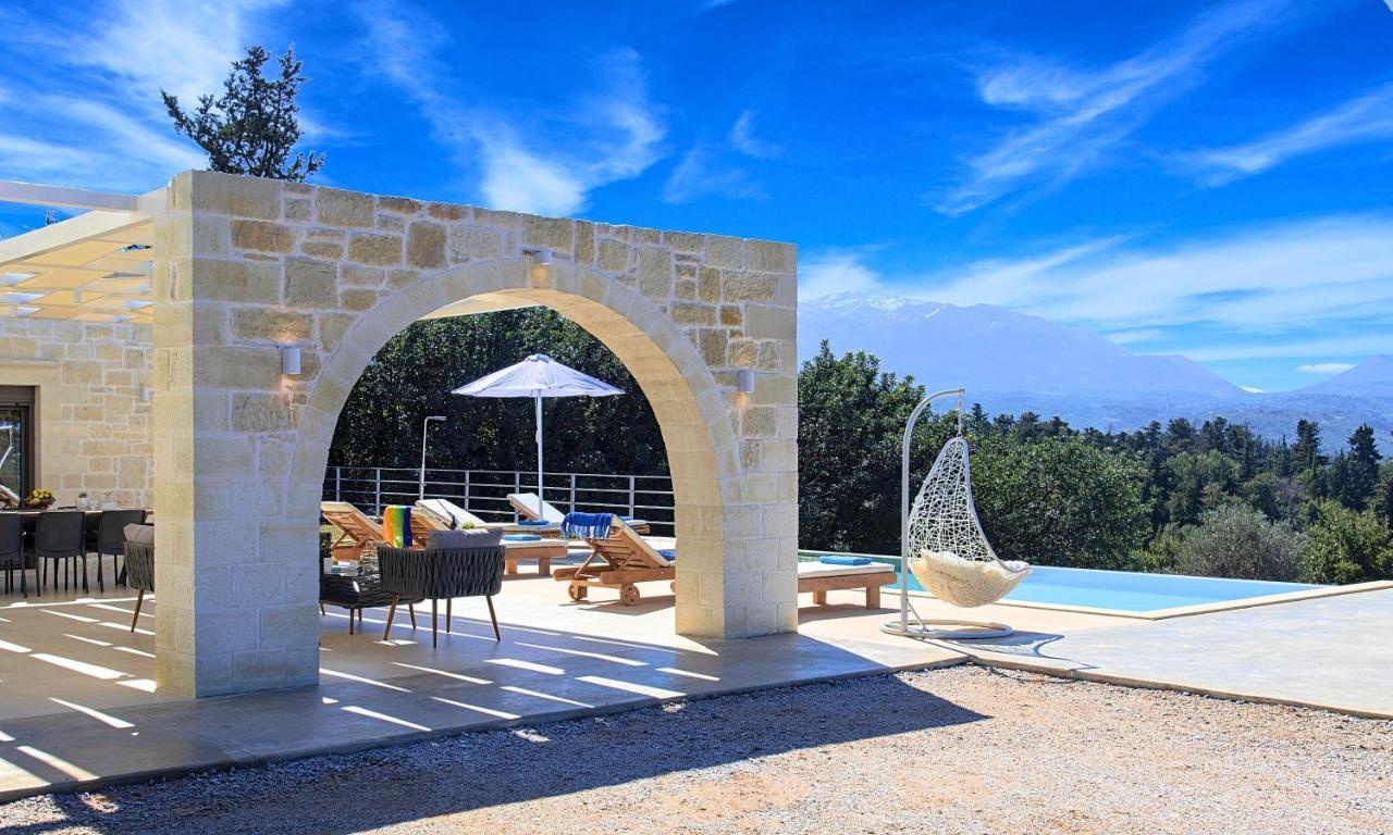 Orientem Villa Heated Pool Georgioupoli Exterior photo